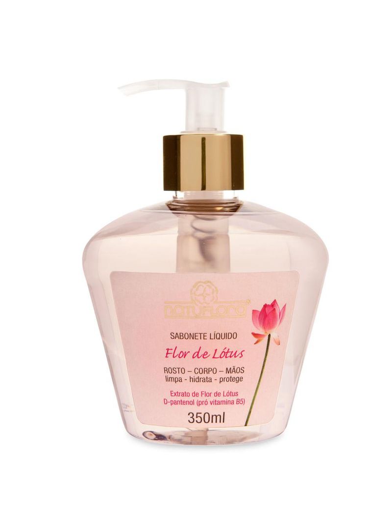 Sabonete líquido natuflora - flor de lótus
