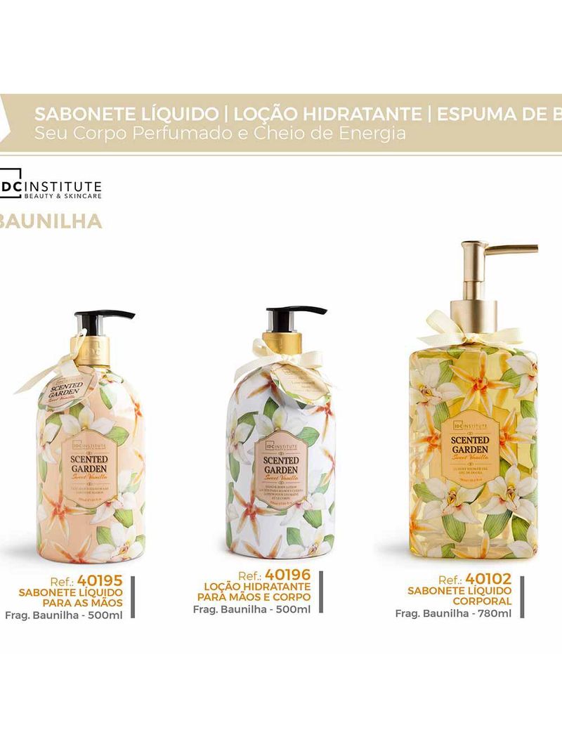 Sabonete líquido para as mãos idc institute baunilha