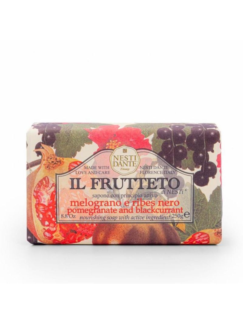Sabonete em barra nesti dante il frutteto romã e groselha preta
