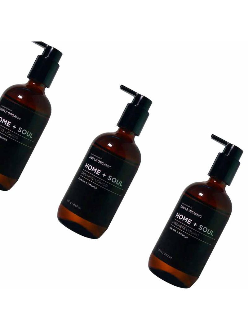 Sabonete líquido para as mãos simple organic home + soul