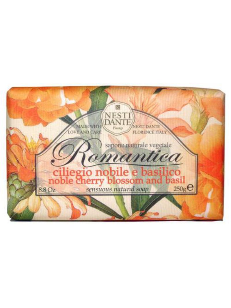 Romantica flor de cereja e manjericão nesti dante - sabonete perfumado em barra