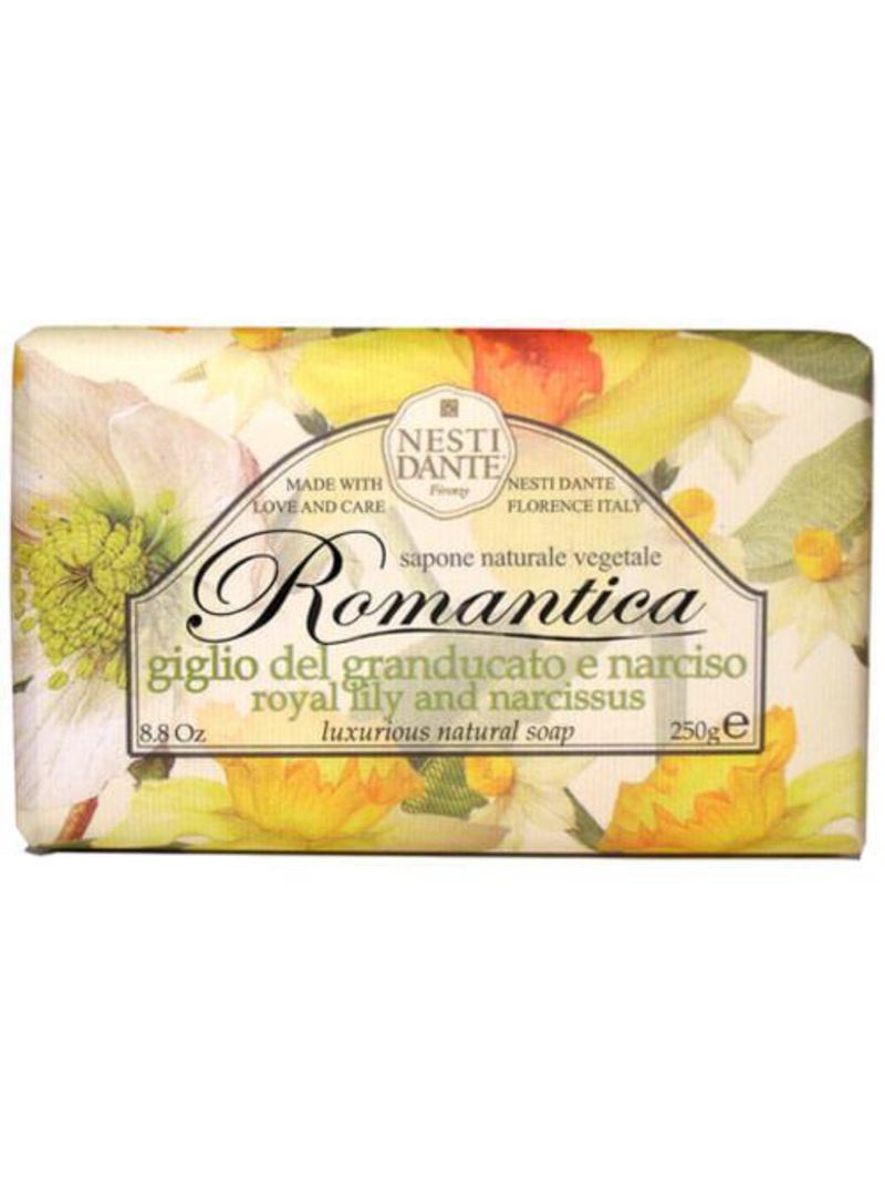Romantica grão ducado e narciso nesti dante - sabonete perfumado em barra