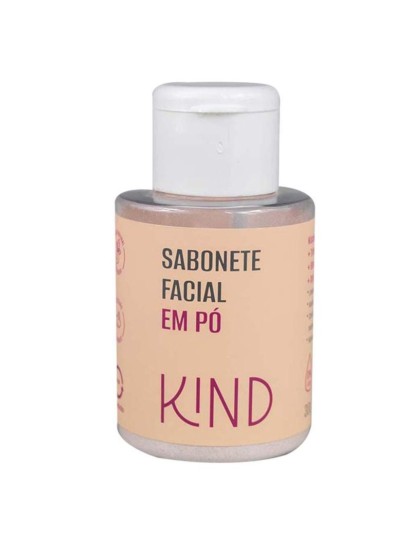 Sabonete facial em pó kind beauty