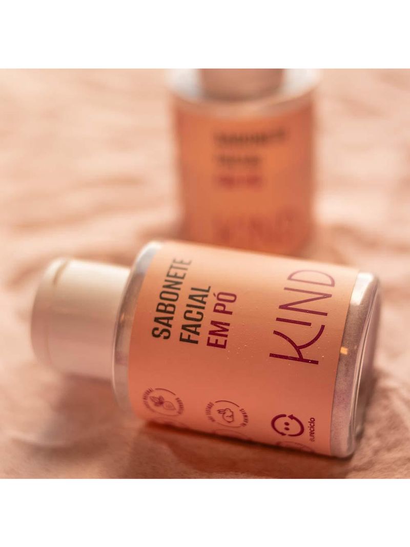 Sabonete facial em pó kind beauty
