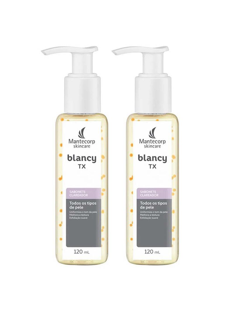 Mantecorp skincare blancy tx cleanser kit com 2x sabonetes faciais