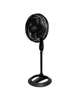Ventilador de coluna britânia maxx force bvt450 40cm com 3 velocidades e 6 pás - preto