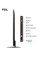 Smart tv tcl 65”4k qd-mini led 65c7k 144hz com sistema operacional google tv