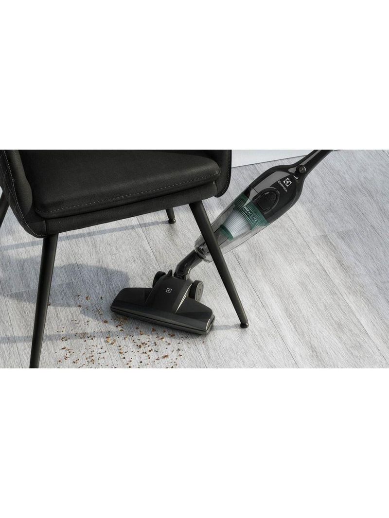 Aspirador de pó vertical 2 em 1 electrolux stk12 carbon 1100w preto
