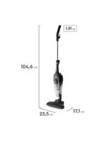 Aspirador de pó vertical 2 em 1 electrolux stk12 carbon 1100w preto