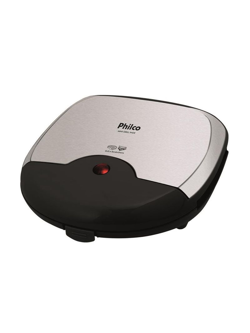 Mini grill philco - inox/preto
