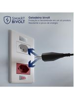Geladeira electrolux frost free inverter 480l it70 efficient autosense duplex painel digital branca bivolt