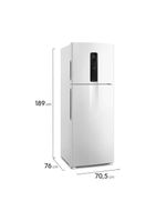Geladeira electrolux frost free inverter 480l it70 efficient autosense duplex painel digital branca bivolt
