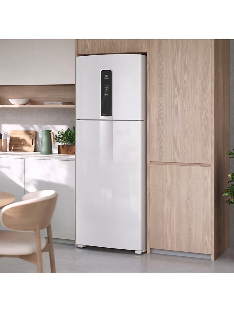 Geladeira electrolux frost free inverter 480l it70 efficient autosense duplex painel digital branca bivolt
