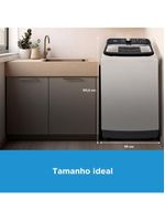 Lavadora de roupas midea wave agitator 13kg ma512w130a com timer digital, filtro de fiapos, função perfume+ e sistema power mix dispenser - branca