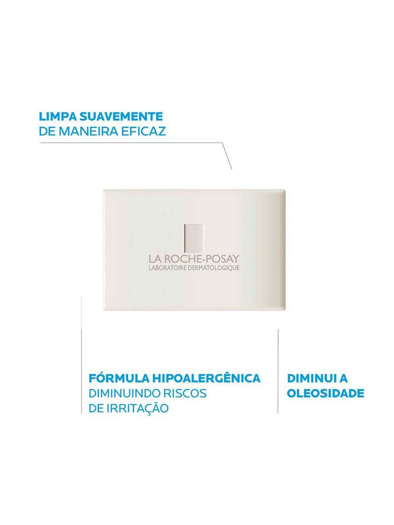 Sabonete em barra facial la roche-posay - effaclar alta tolerância