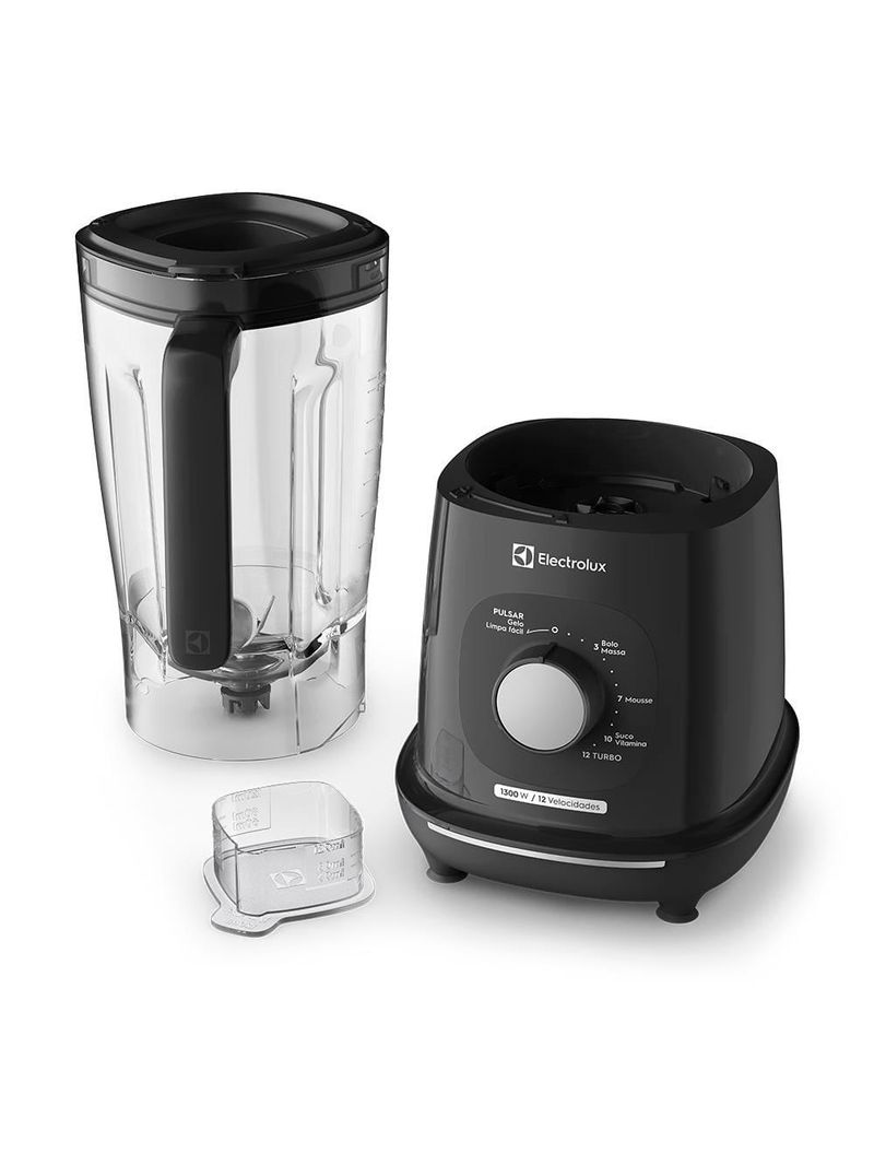 Liquidificador electrolux ebl1300 efficient triforce 1300w 3,2l preto