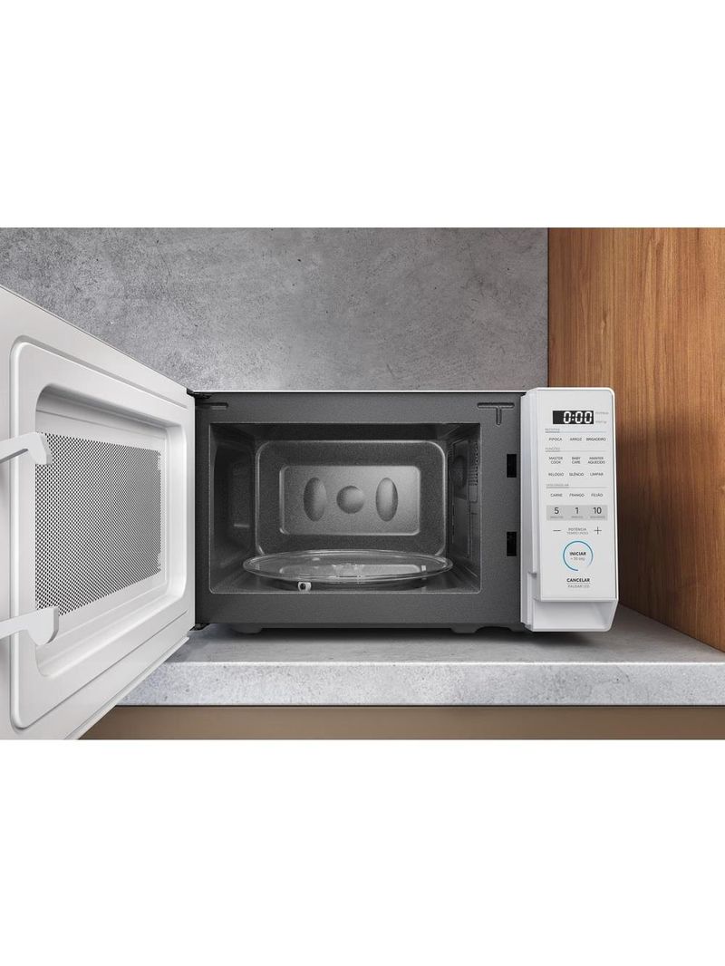 Micro-ondas midea mhp20b mastercook 20l 1050w painel touch branco