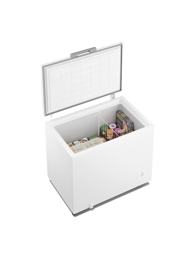 Freezer horizontal electrolux hi330 com tecnologia inverter, pés com rodízio, gás refrigerante r600a e degelo manual branco - 314 litros