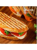 Grill mondial premium max grill g-07 com espátula e bandeja coletora - preto/inox