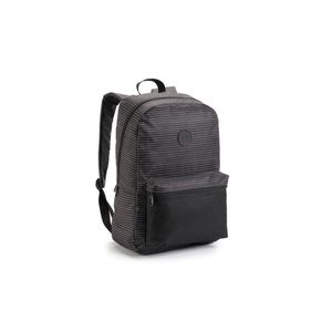 Mochila Costa Escolar Bolso Na Frente Denlex Preto Listardo