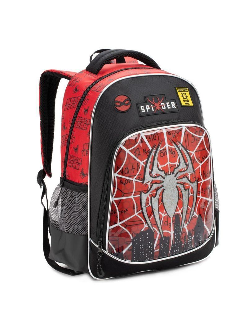 Mochila Costas Infantil Escolar Menino Aranhaverso Miles Morales Spider Man Grande