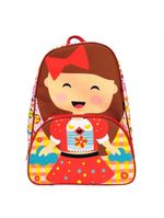 Mochila Kids Escolar - Boneca - Vermelho - Od-mkbo - ó Design