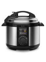 Panela de pressão elétrica electrolux efficient pce15 rita lobo 3l 700w 9 dispositivos segurança inox