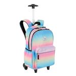 Mochila Carrinho Capricho Sunday Degrade Colorido Grande