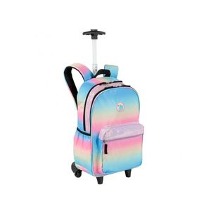 Mochila Carrinho Capricho Sunday Degrade Colorido Grande