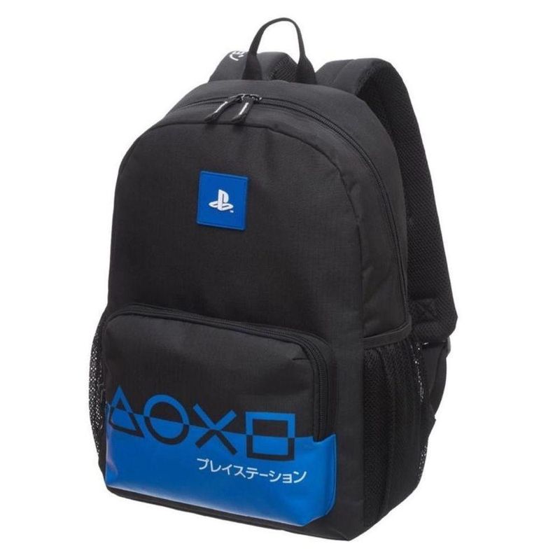 Mochila Costas Escolar Infantil Reforçada Playstation Good Game Blue Pacific