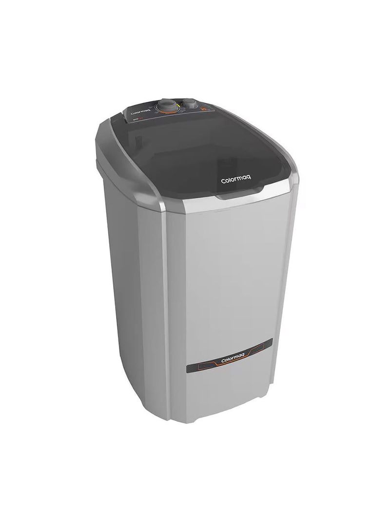 Tanquinho de Roupas Semiautomático Colormaq LCS20 – Prata | 20,1kg | 6 Programas de Lavagem | Reúso de Água
