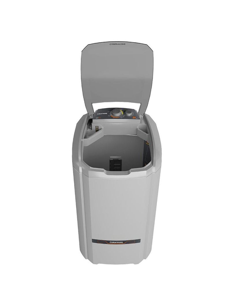 Tanquinho de Roupas Semiautomático Colormaq LCS20 – Prata | 20,1kg | 6 Programas de Lavagem | Reúso de Água