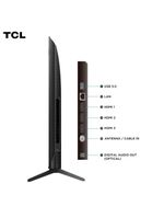 Smart tv tcl 50" 4k qled uhd 50p7k google tv 60hz processador aipq preta