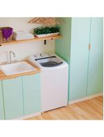 Lavadora de roupas consul 12kg cwh12bb com dosagem econômica e ciclo edredom – branca