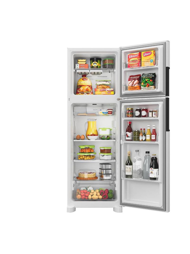 Geladeira consul crm44mb duplex inverter 377l frost free branca