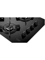 Cooktop a gás 4 bocas dako supreme com queimador tripla chama preto – bivolt