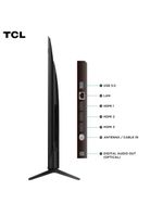 Smart tv 65” tcl qled 4k ultra hd 65p7k com sistema operacional google tv, hdr10+, hdmi 21, chromecast built-in, dolby vision e atmos
