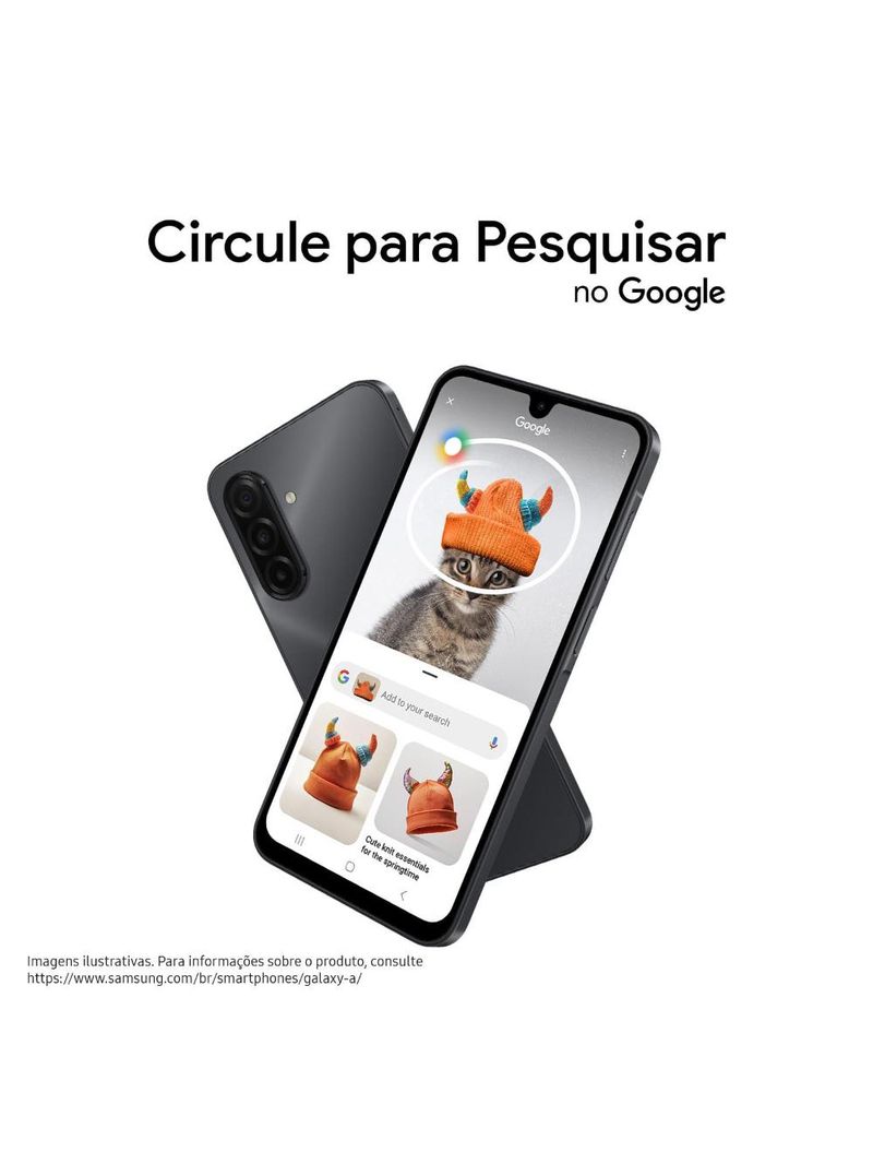 Celular samsung galaxy a17 4g tela 67" 256gb super amoled câmera tripla 50mp azul