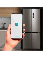 Geladeira midea french door frost free md-rf691fgd463 com tecnologia inverter smart bivolt inox - 474l