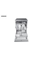 Lava-louças samsung inox com 14 serviços, limpeza silenciosa e display led - 220v