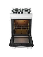 Fogão 4 bocas dako supreme com mesa em inox e acendimento automático branco – bivolt