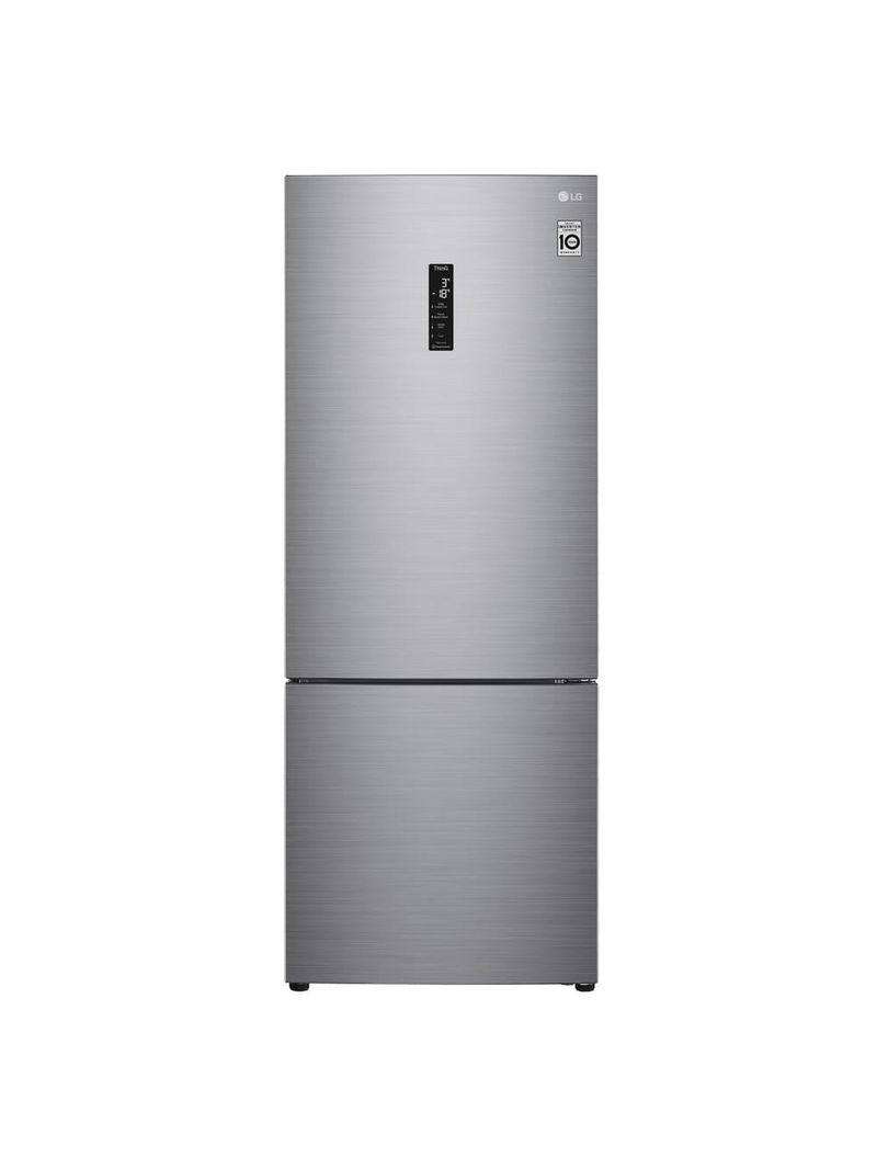 Geladeira lg frost free inverse conectividade inteligente inox look - 451l