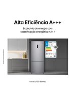 Geladeira lg frost free inverse conectividade inteligente inox look - 451l