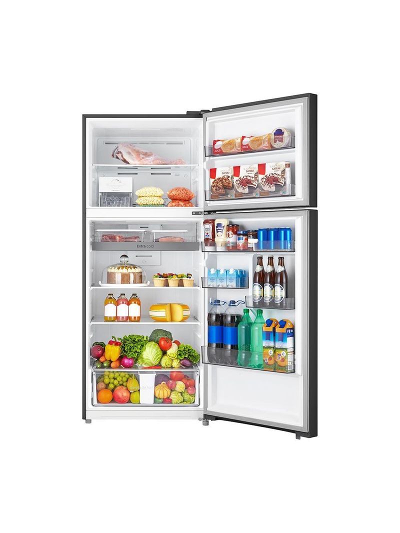 Geladeira midea frost free duplex md-rt611evkdx3, 473 litros preta com tecnologia inverter e painel touch – flexi-volt
