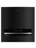 Geladeira midea frost free duplex md-rt611evkdx3, 473 litros preta com tecnologia inverter e painel touch – flexi-volt