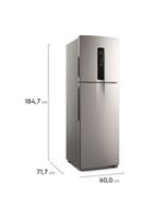 Geladeira electrolux if46s frost free inverter efficient com autosense inox look - 410l