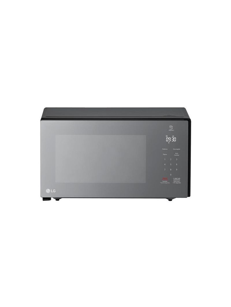 Forno micro-ondas lg ms3094nra com visual neochef e limpa fácil – espelhado