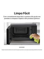 Forno micro-ondas lg ms3094nra com visual neochef e limpa fácil – espelhado