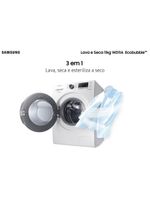 Lava e seca samsung wd11a 3 em 1 branca com ecobubble e lavagem a seco wd11a4453bw – 11 kg