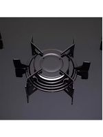 Fogão atlas 5 bocas mônaco top glass com mesa de vidro e acendimento automático bivolt – preto